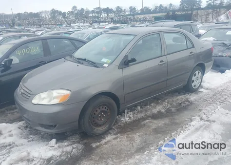 2003 Toyota Corolla Ce z USA, uszkodzony, nr VIN 2T1BR32E73C151811